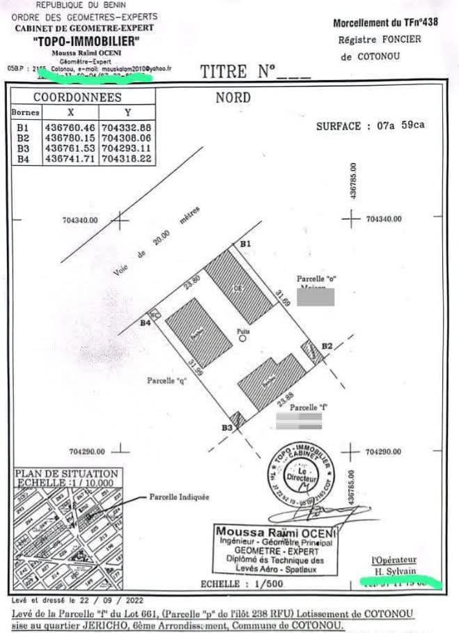 Parcelle à vendre