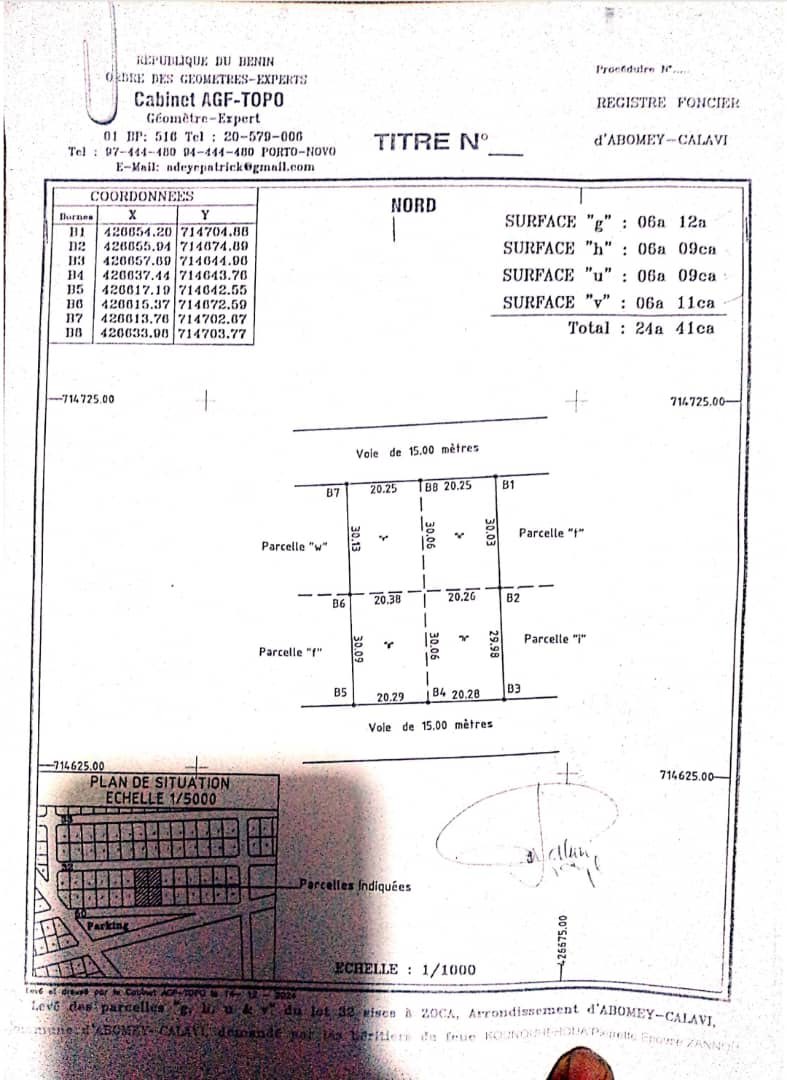 Parcelle à vendre