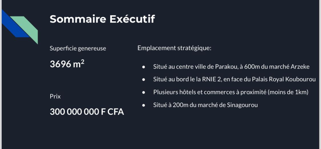 Parcelle à vendre
