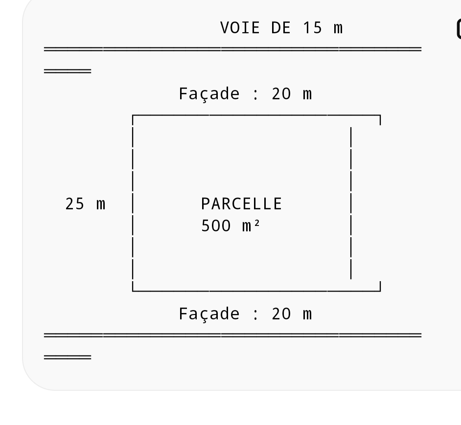 Parcelle à vendre