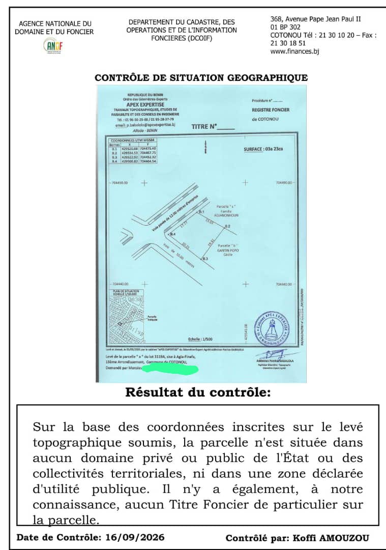 Parcelle à vendre