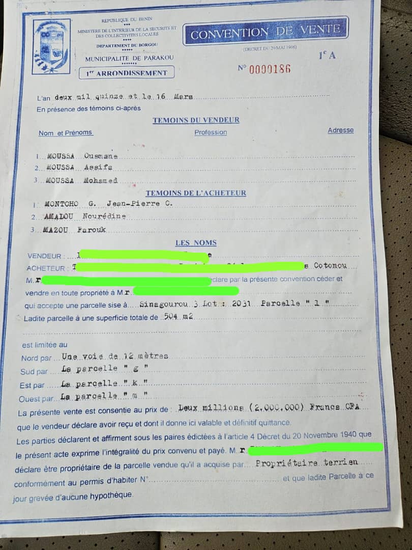 Parcelle à vendre