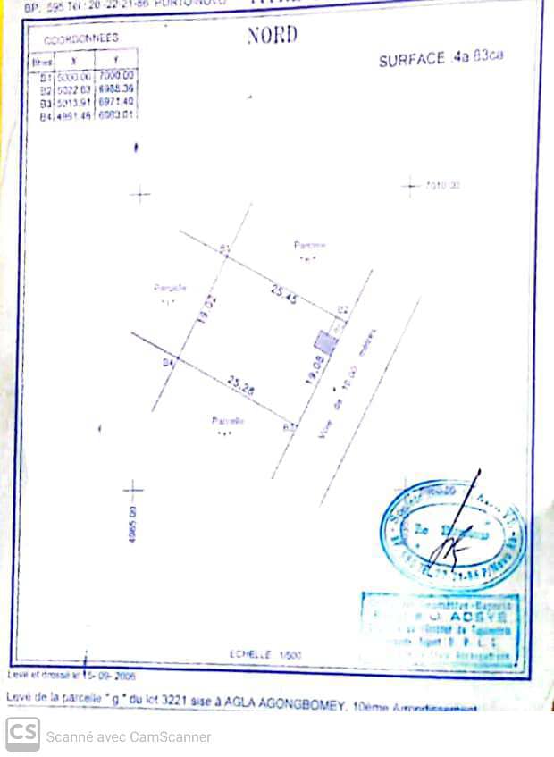 Parcelle à vendre