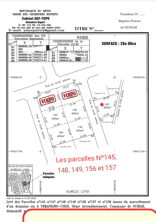 Parcelle à vendre
