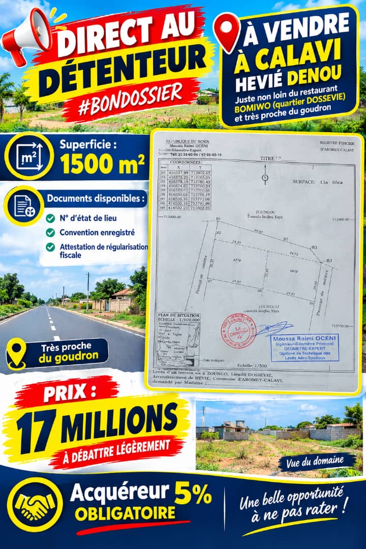 Parcelle à vendre