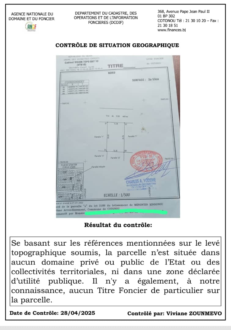 Parcelle à vendre