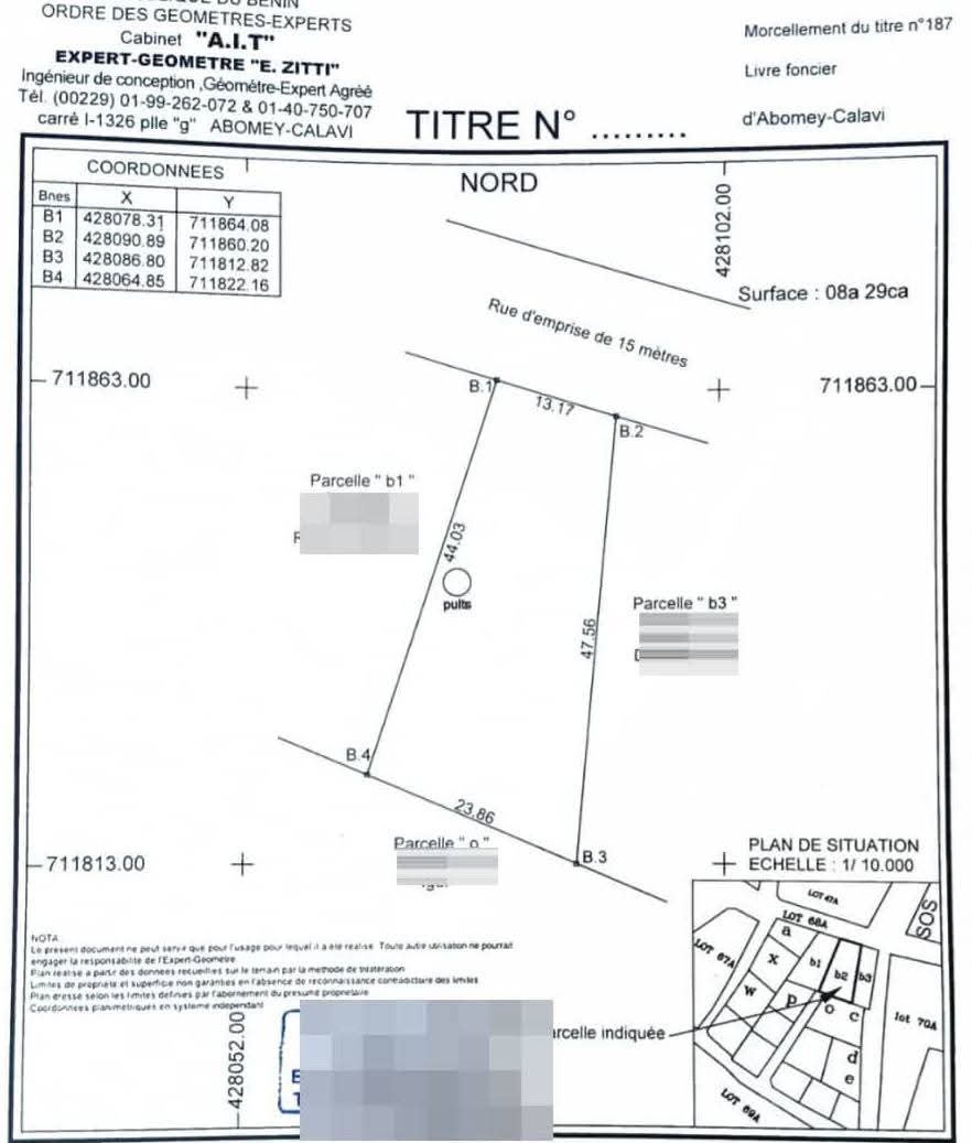 Parcelle à vendre