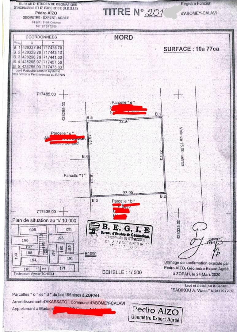 Parcelle à vendre