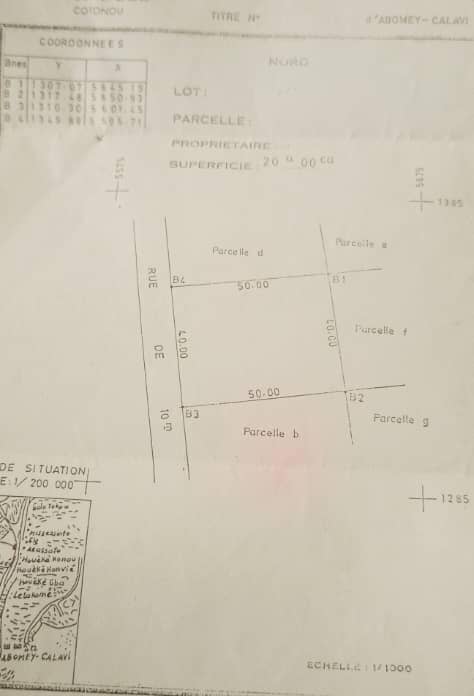 Parcelle à vendre