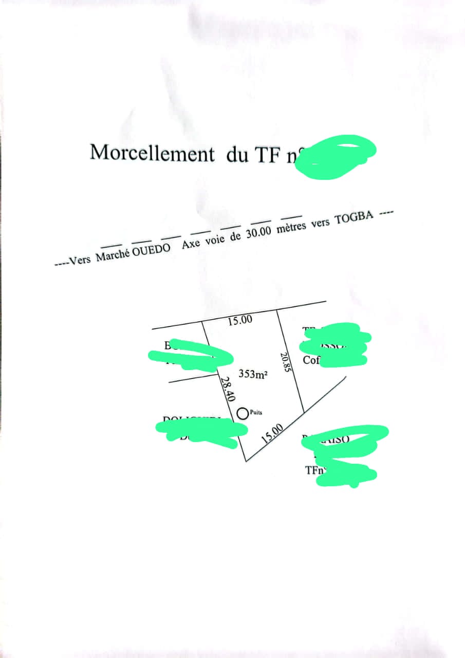 Parcelle à vendre