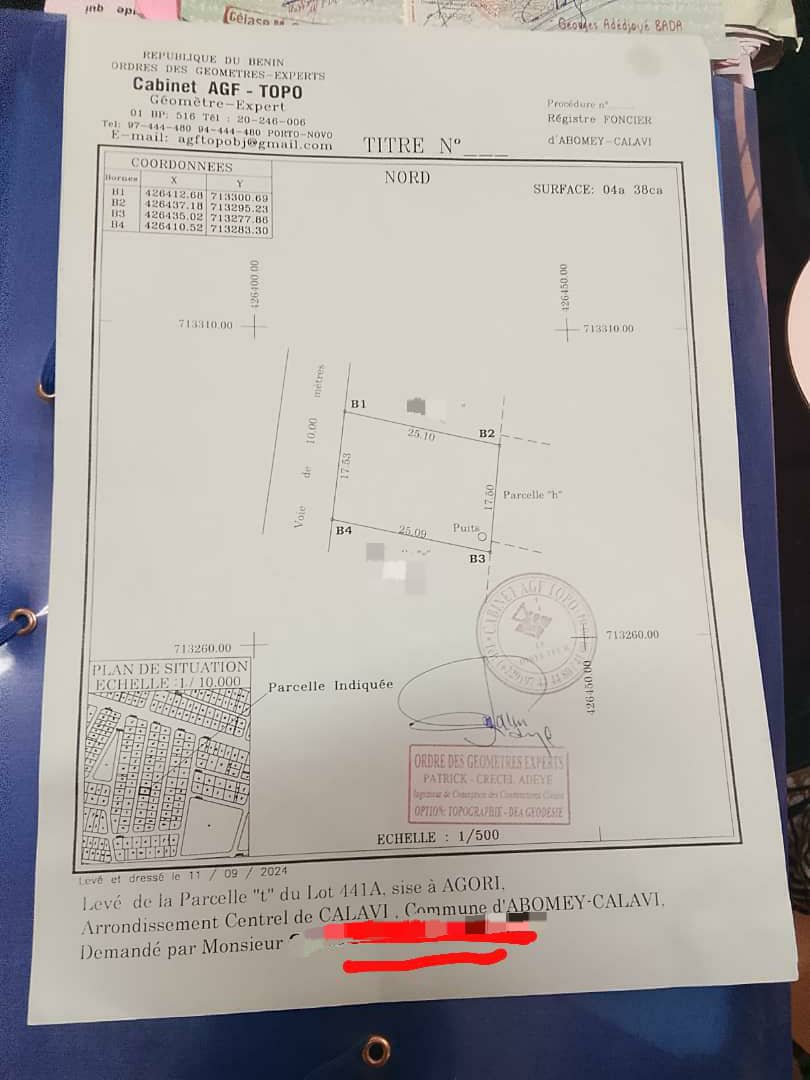 Parcelle à vendre