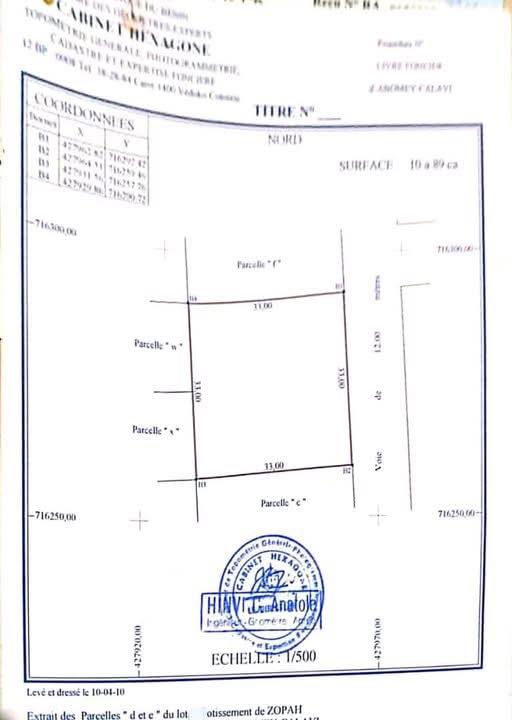 Parcelle à vendre