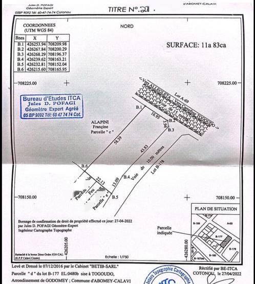 Parcelle à vendre