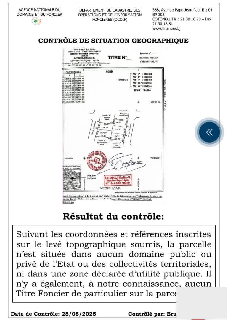 Parcelle à vendre