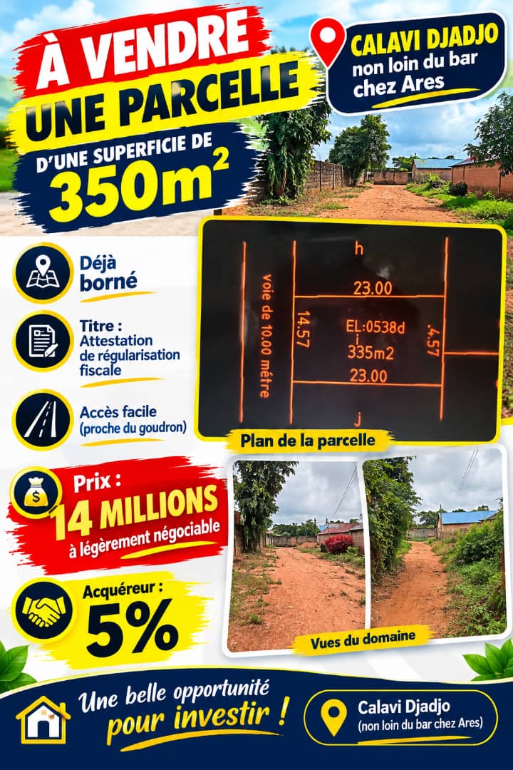 Parcelle à vendre