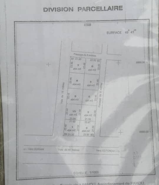 Parcelle à vendre