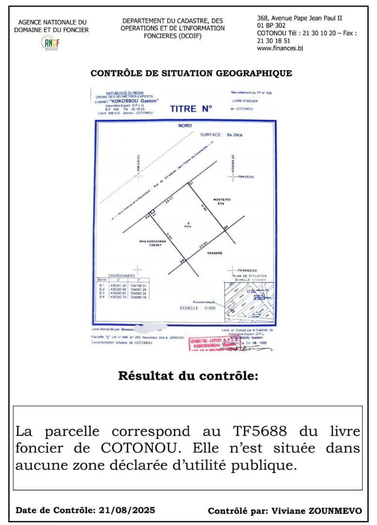 Parcelle à vendre
