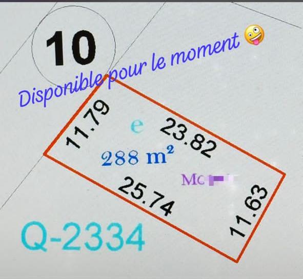 Parcelle à vendre