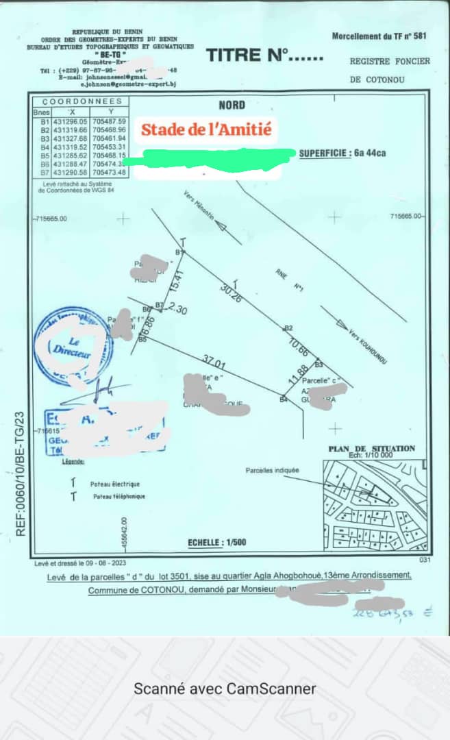 Parcelle à vendre