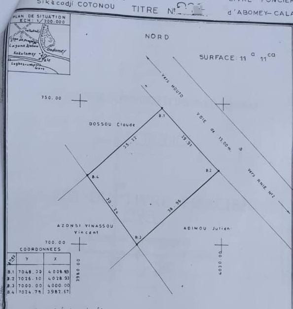 Parcelle à vendre