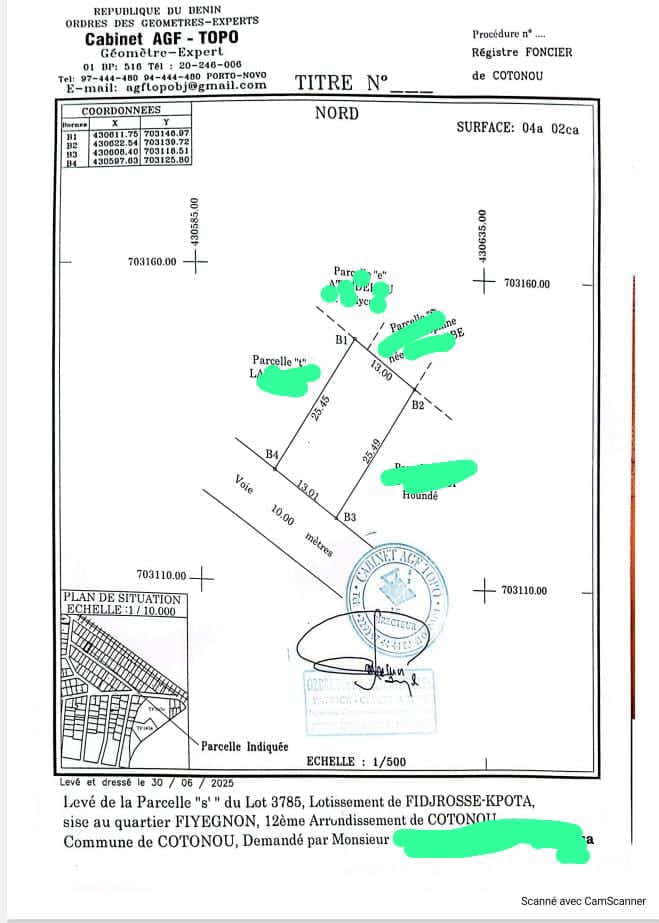 Parcelle à vendre