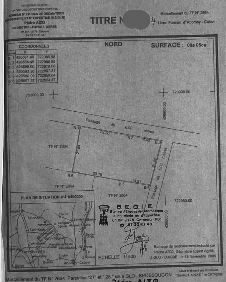 Parcelle à vendre
