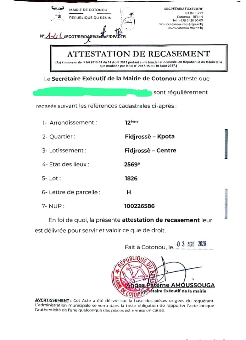 Parcelle à vendre