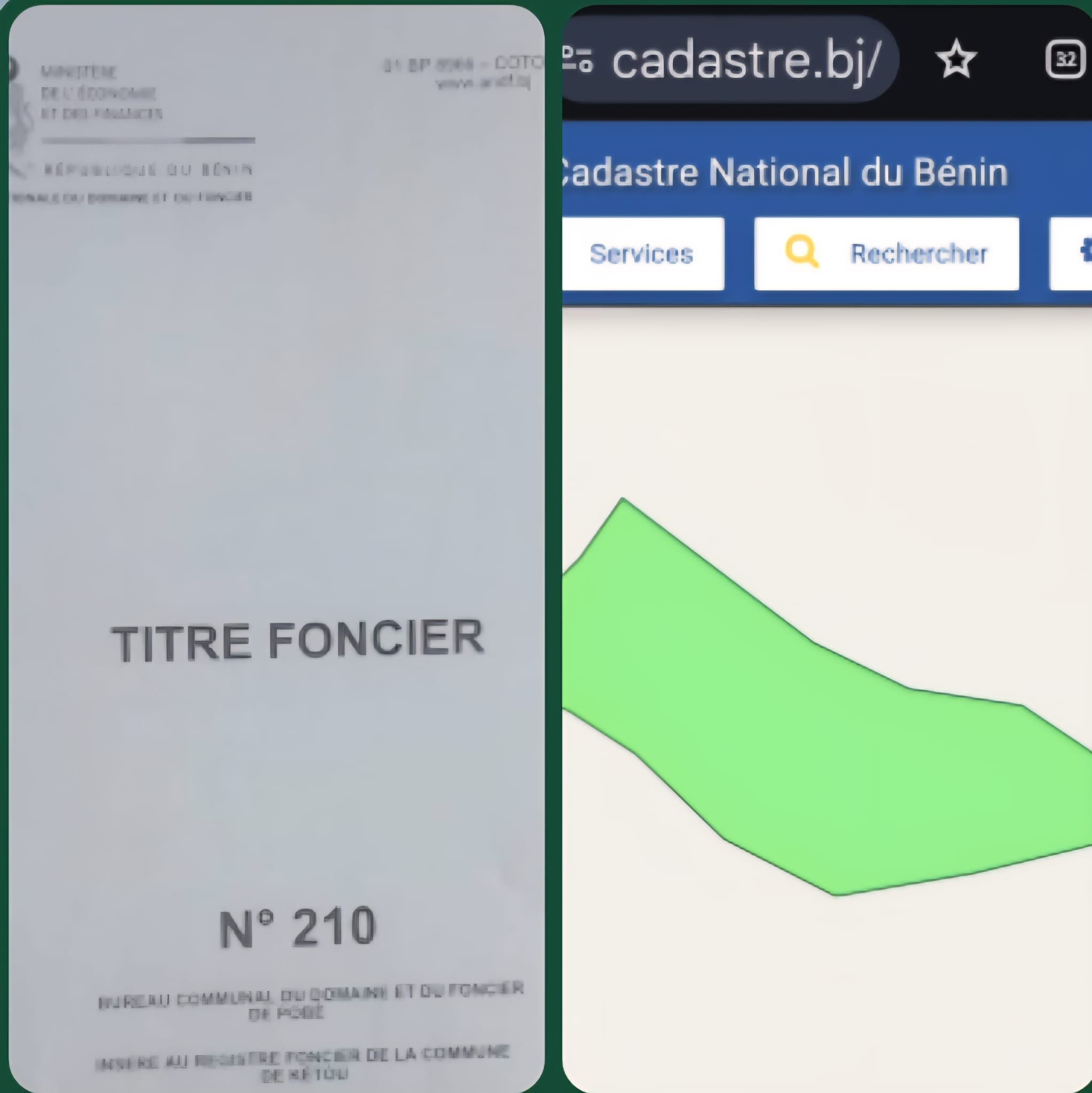 Parcelle à vendre