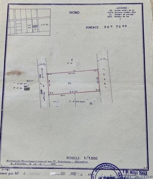 Parcelle à vendre