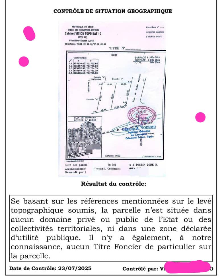 Parcelle à vendre