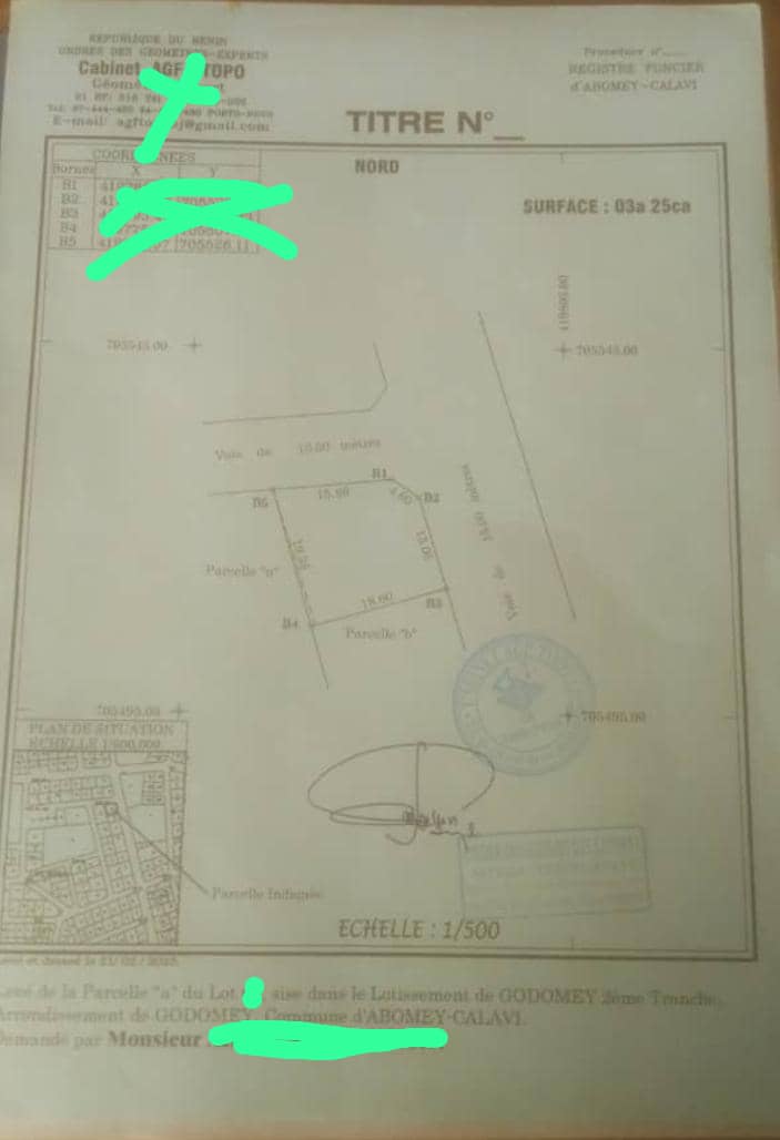 Parcelle à vendre