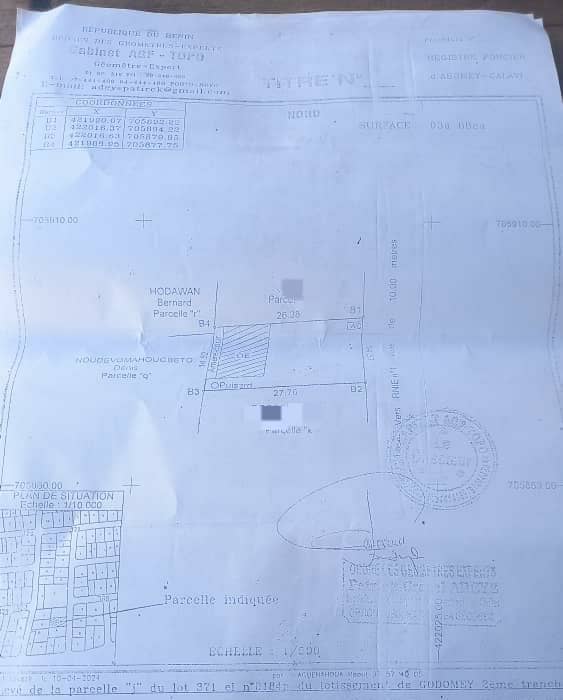 Parcelle à vendre