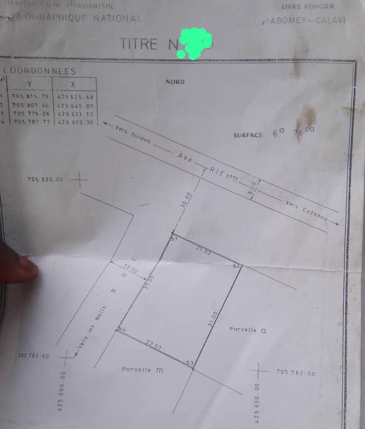 Parcelle à vendre