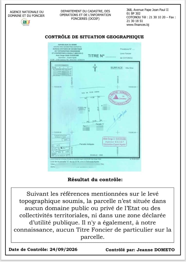 Parcelle à vendre