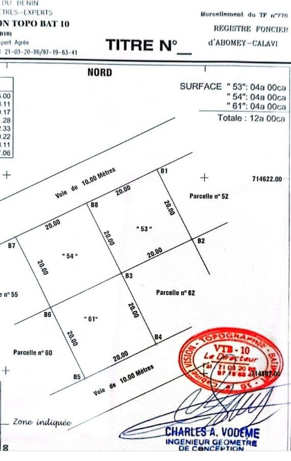 Parcelle à vendre