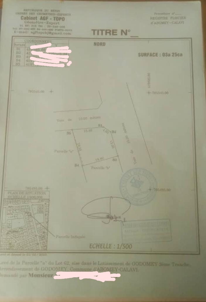 Parcelle à vendre