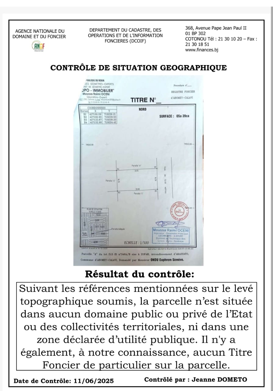 Parcelle à vendre