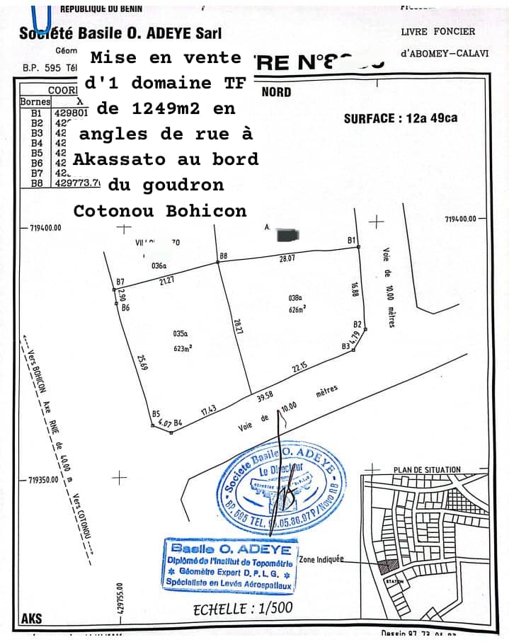 Parcelle à vendre