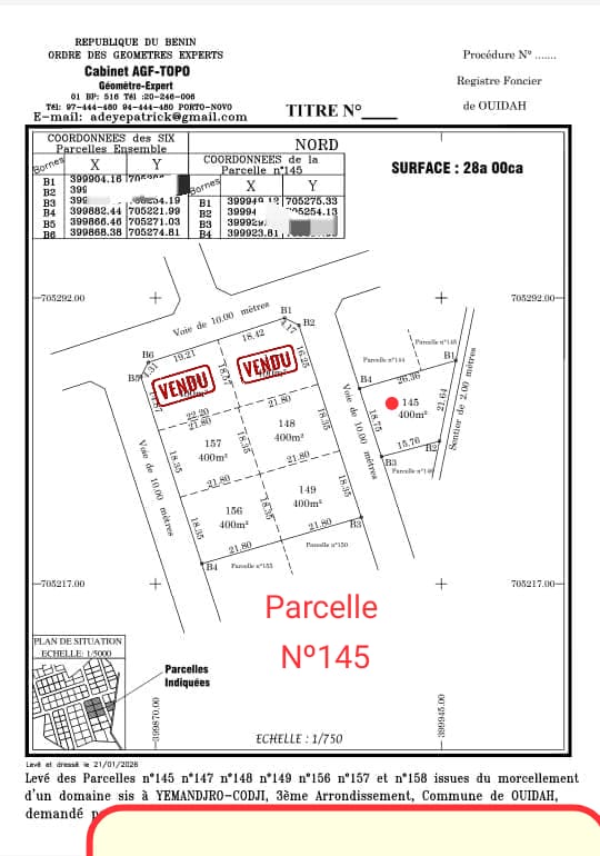 Parcelle à vendre