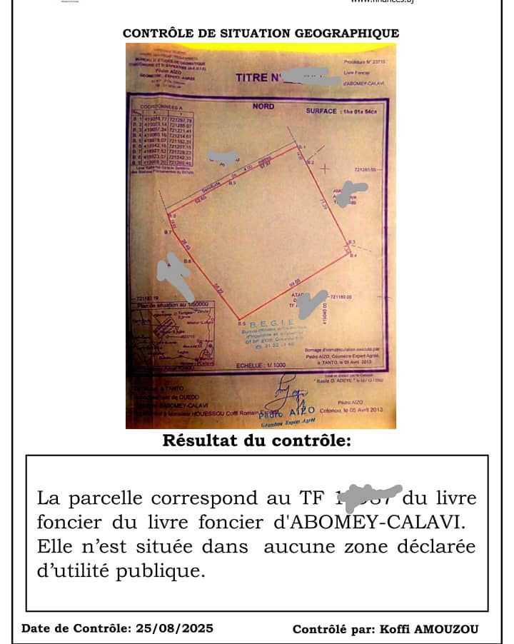Parcelle à vendre