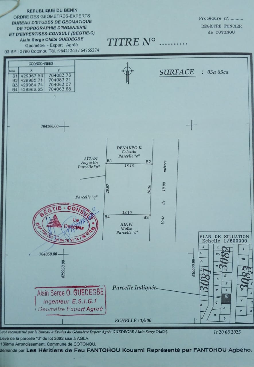 Parcelle à vendre