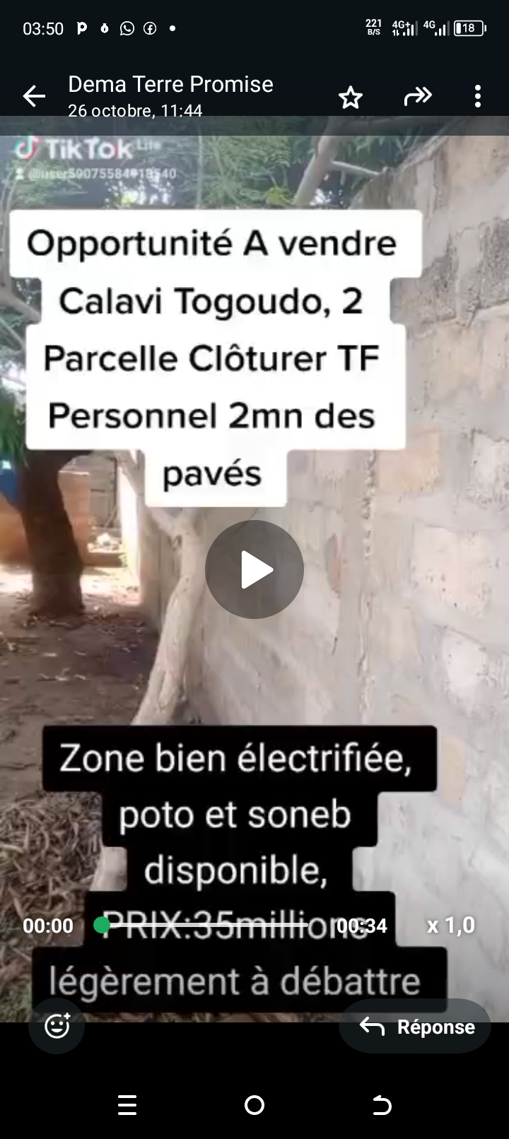 Parcelle à vendre