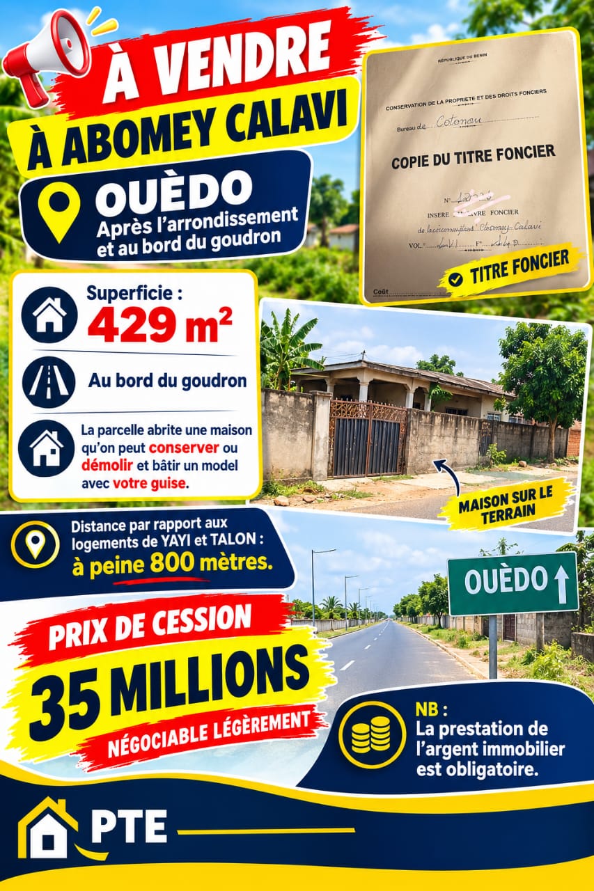 Parcelle à vendre