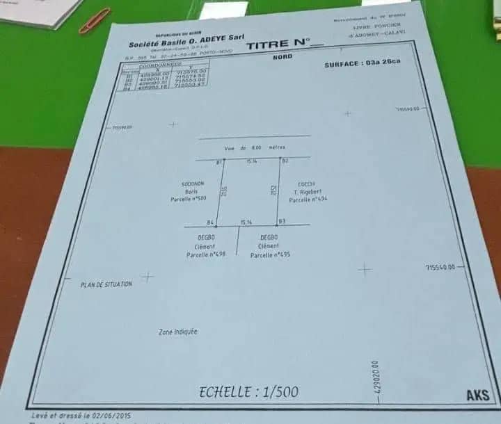 Parcelle à vendre