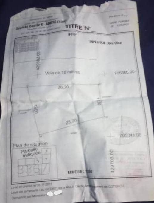 Parcelle à vendre
