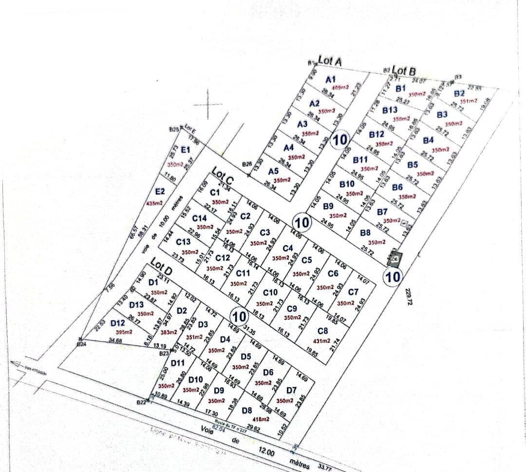Parcelle à vendre