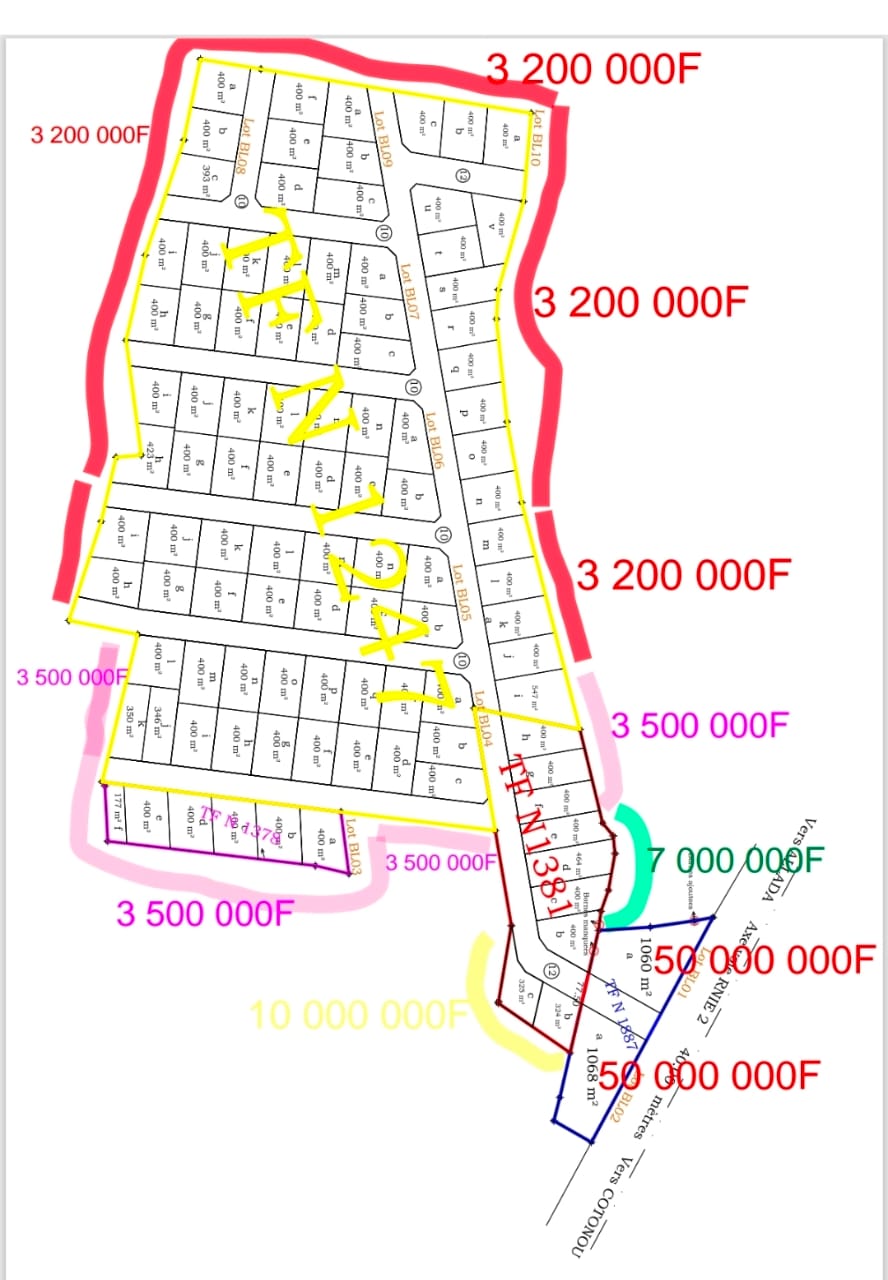 Parcelle à vendre