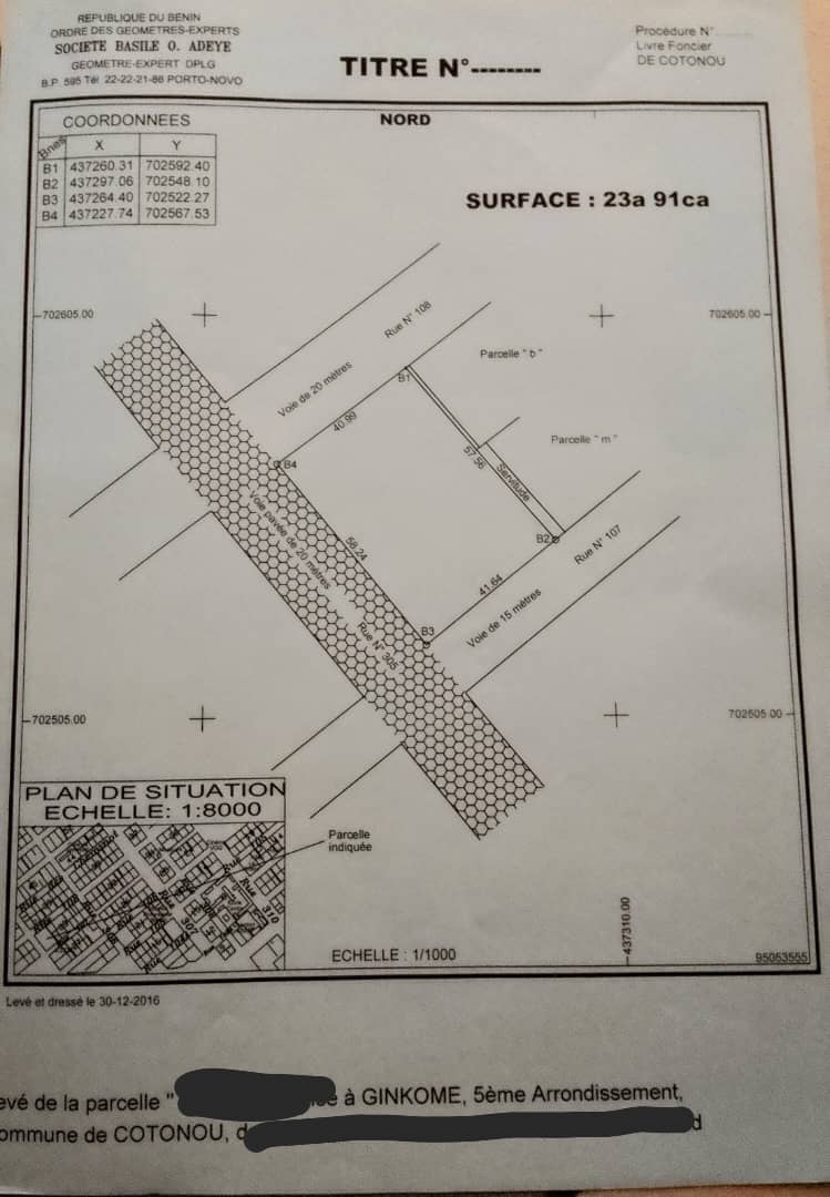 Parcelle à vendre