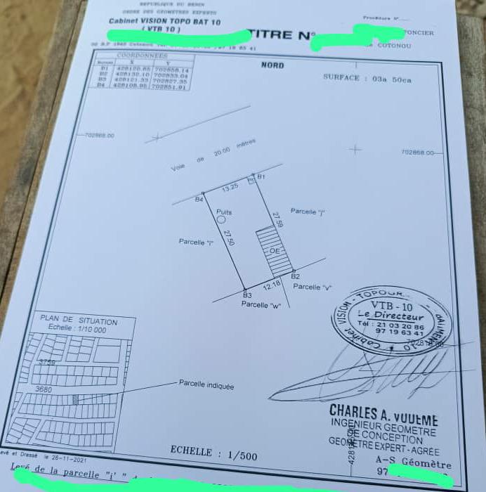Parcelle à vendre