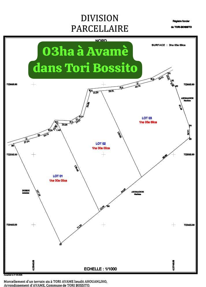 Parcelle à vendre